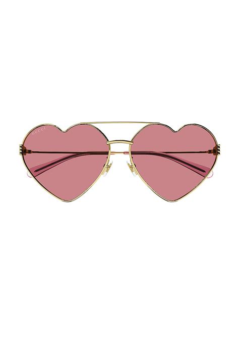 gonna gucci geometrica|Gucci Not A Fork Geometrical Sunglasses in Shiny Endura Gold.